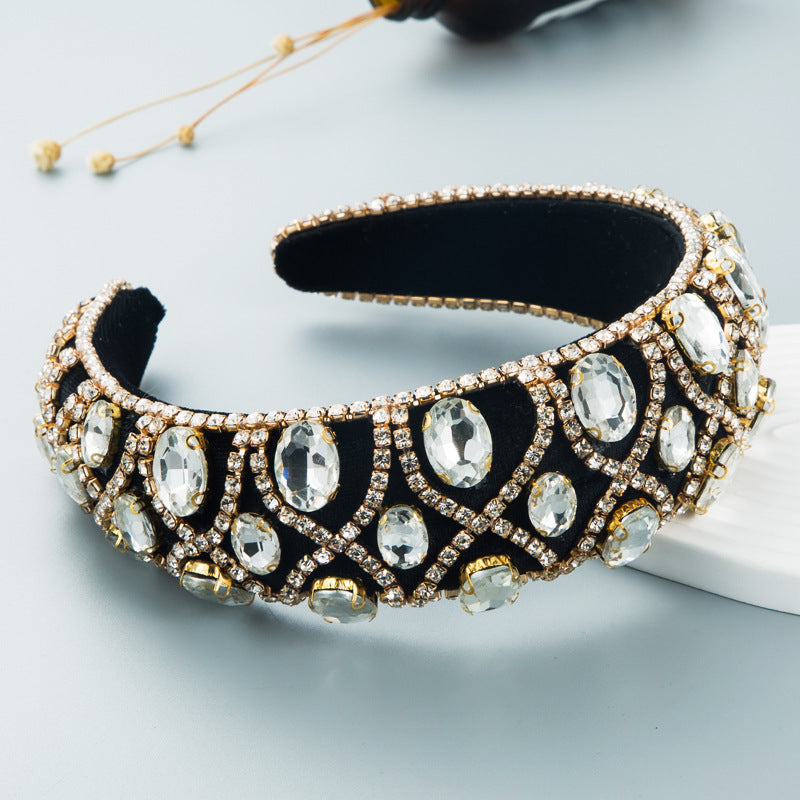 Wholesale Wide Brimmed Sponge Velvet Headband